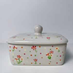 Pottery Painting item botervlootje met deksel