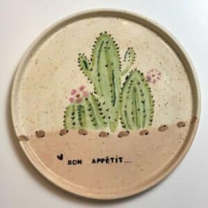 Pottery Painting item bord cactus