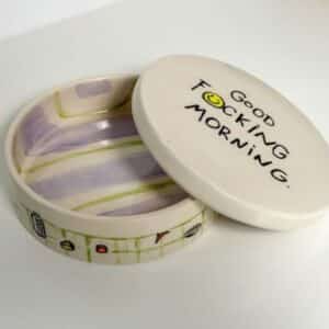 Pottery Painting item pot deksel