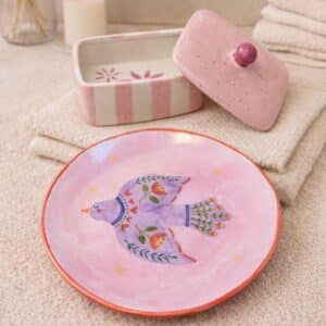 KC Pottery Painting item botervlootje bord duif (1080 x 1080 px)
